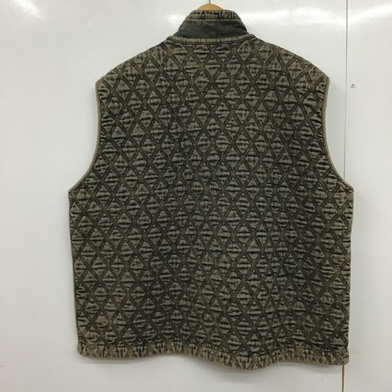ディーゼル DIESEL ベスト ベスト ベスト アウター スタンドカラージャケット XL 無地 インディゴ / インディゴ / Indigo メンズ USED 古着 中古 10161575
