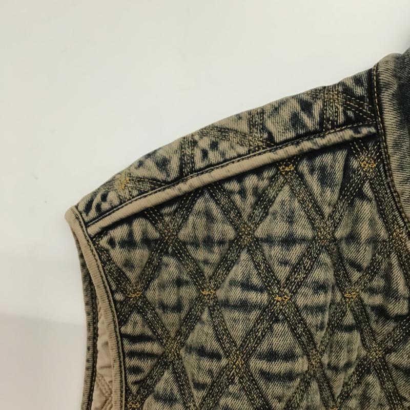 ディーゼル DIESEL ベスト ベスト ベスト アウター スタンドカラージャケット XL 無地 インディゴ / インディゴ / Indigo メンズ USED 古着 中古 10161575