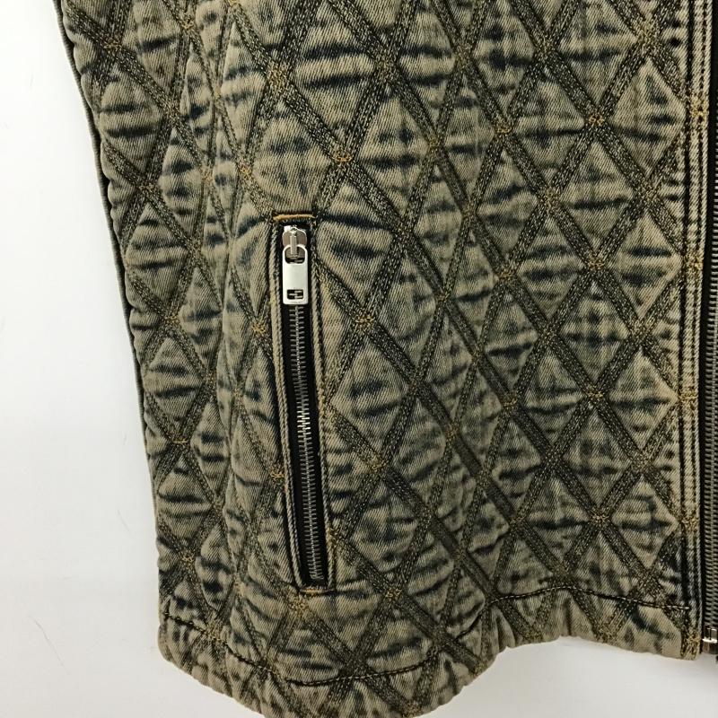 ディーゼル DIESEL ベスト ベスト ベスト アウター スタンドカラージャケット XL 無地 インディゴ / インディゴ / Indigo メンズ USED 古着 中古 10161575