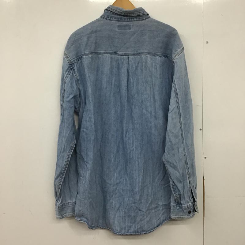 カーハート Carhartt シャツ、ブラウス 長袖 長袖シャツ デニムシャツ L 無地 インディゴ / インディゴ / Indigo メンズ USED 古着 中古 10161577