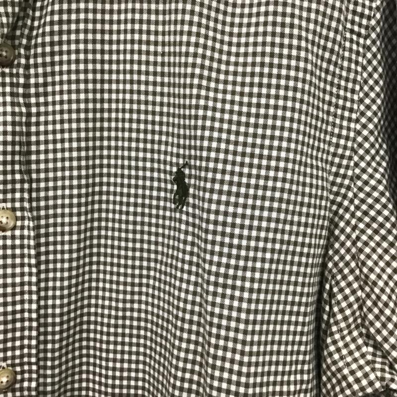 ポロラルフローレン POLO RALPH LAUREN シャツ、ブラウス 長袖 長袖シャツ チェックシャツ カラーシャツ M チェック カーキ / カーキ / khaki メンズ USED 古着 中古 10161578