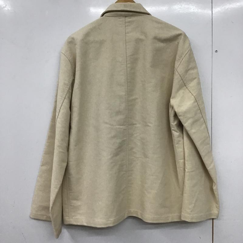 古着 USED ジャケット、上着 ジャンパー、ブルゾン カジュアルジャケット アウター カラージャケット 古着 XL 無地 アイボリー / アイボリー / メンズ USED 古着 中古 10161580