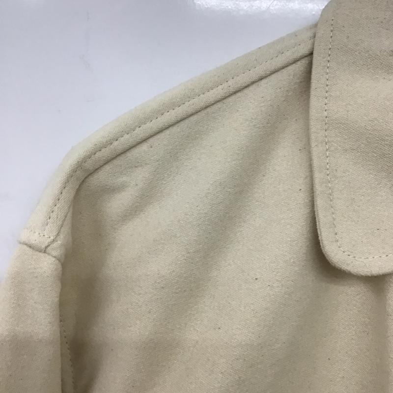古着 USED ジャケット、上着 ジャンパー、ブルゾン カジュアルジャケット アウター カラージャケット 古着 XL 無地 アイボリー / アイボリー / メンズ USED 古着 中古 10161580