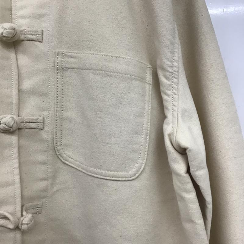 古着 USED ジャケット、上着 ジャンパー、ブルゾン カジュアルジャケット アウター カラージャケット 古着 XL 無地 アイボリー / アイボリー / メンズ USED 古着 中古 10161580
