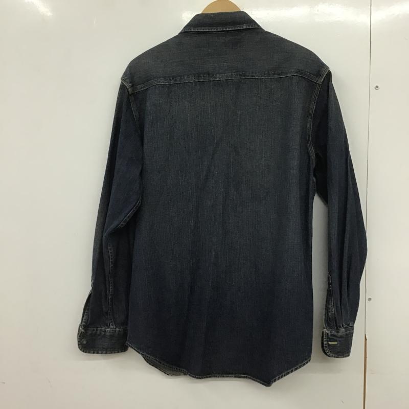 リーバイス Levi s シャツ、ブラウス 長袖 長袖シャツ デニムシャツ 無地シャツ L 無地 インディゴ / インディゴ / Indigo メンズ USED 古着 中古 10161581