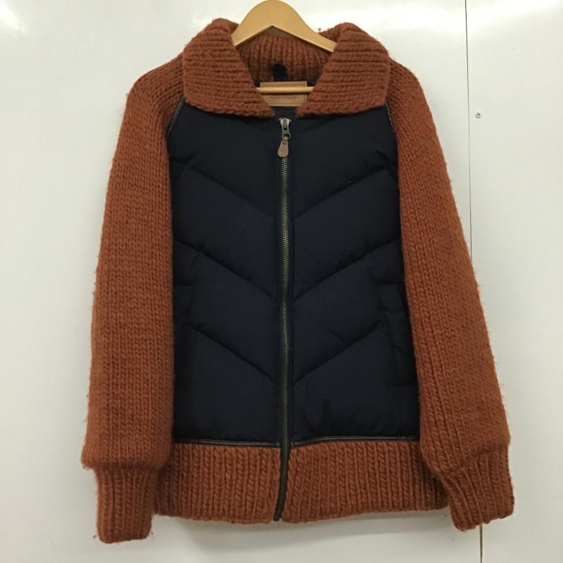 リーバイストラウスアンドコー Levi Strauss & co. ジャケット、上着 ジャンパー、ブルゾン ジップアップジャケット アウター L 無地 紺 / ネイビー / navy X 橙 / オレンジ / orange メンズ USED 古着 中古 10161582