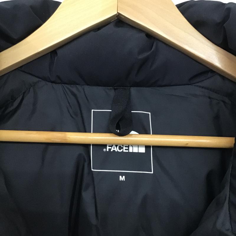 ザノースフェイス THE NORTH FACE ジャケット、上着 ダウンジャケット nd92332 ヌプシジャケット ダウンジャケット アウター M ロゴ、文字 黒 / ブラック / black メンズ USED 古着 中古 10161583