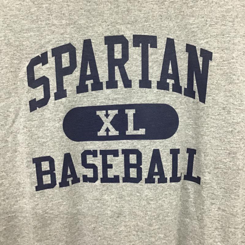 ギルダン GILDAN Tシャツ 半袖 半袖カットソー プリントTシャツ クルーネックカットソー XL ロゴ、文字 灰 / グレー / gray メンズ USED 古着 中古 10161588