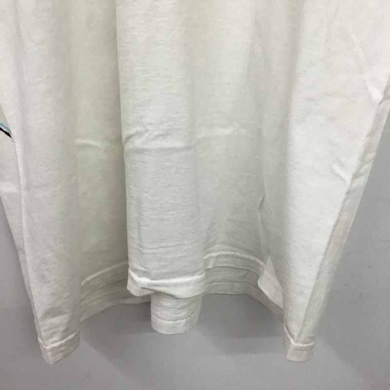 ステューシー STUSSY Tシャツ 半袖 半袖カットソー プリントTシャツ クルーネックカットソー M ロゴ、文字 白 / ホワイト / white メンズ USED 古着 中古 10161589