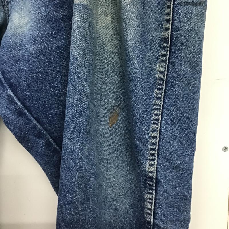 ラングラー Wrangler パンツ デニム、ジーンズ デニムパンツ ワイドパンツ カジュアルパンツ 42インチ 無地 インディゴ / インディゴ / Indigo メンズ USED 古着 中古 10161590