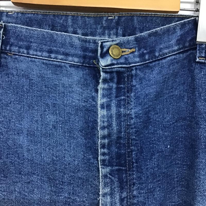 ラングラー Wrangler パンツ デニム、ジーンズ デニムパンツ ワイドパンツ カジュアルパンツ 42インチ 無地 インディゴ / インディゴ / Indigo メンズ USED 古着 中古 10161590