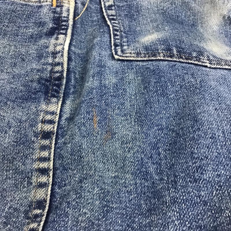 ラングラー Wrangler パンツ デニム、ジーンズ デニムパンツ ワイドパンツ カジュアルパンツ 42インチ 無地 インディゴ / インディゴ / Indigo メンズ USED 古着 中古 10161590