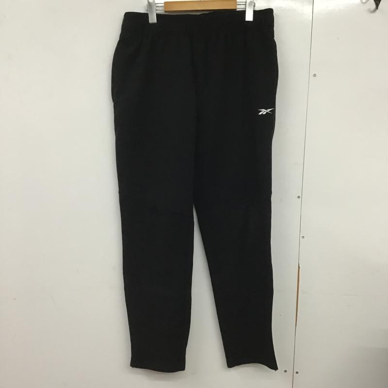 リーボック Reebok パンツ ワークパンツ、ペインターパンツ スウェットパンツ ワイドパンツ カジュアルパンツ LL 無地 黒 / ブラック / black メンズ USED 古着 中古 10161591