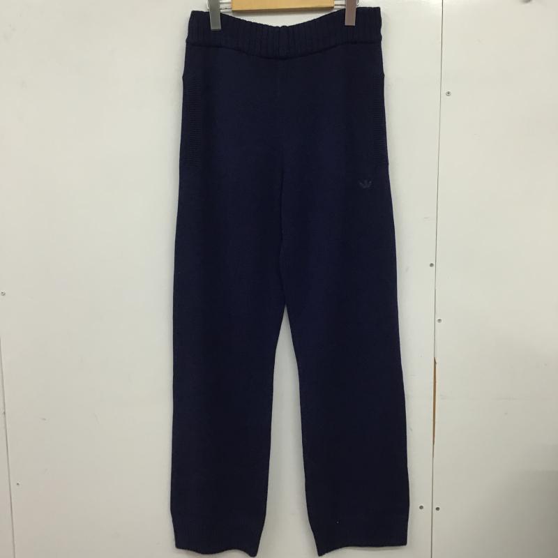 アディダス adidas パンツ ワークパンツ、ペインターパンツ ワークパンツ ワイドパンツ カジュアルパンツ ニットパンツ XL 無地 紺 / ネイビー / navy メンズ USED 古着 中古 10161593