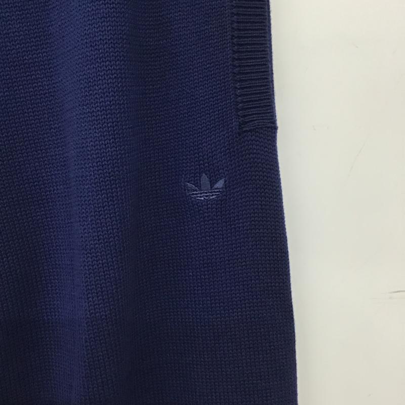 アディダス adidas パンツ ワークパンツ、ペインターパンツ ワークパンツ ワイドパンツ カジュアルパンツ ニットパンツ XL 無地 紺 / ネイビー / navy メンズ USED 古着 中古 10161593