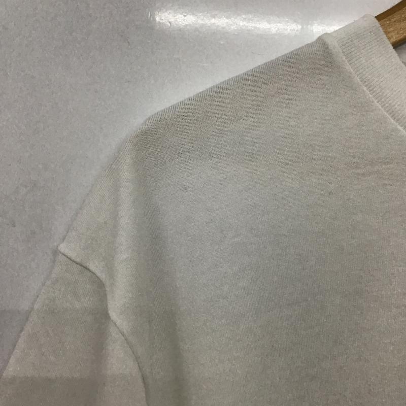 ザノースフェイス THE NORTH FACE Tシャツ 半袖 半袖カットソー プリントTシャツ クルーネックカットソー XL ロゴ、文字 白 / ホワイト / white メンズ USED 古着 中古 10161599