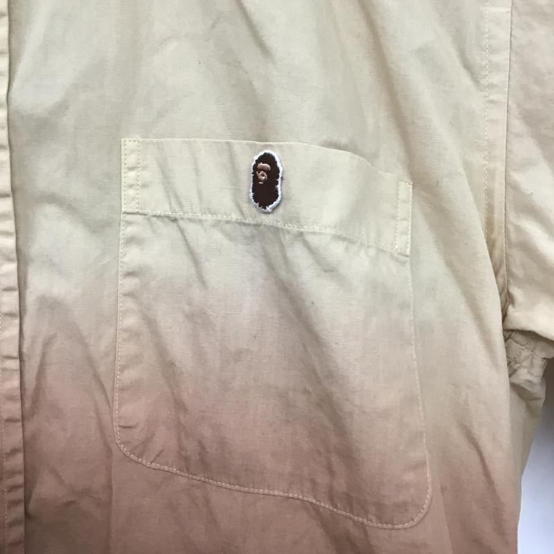 アベイシングエイプ A BATHING APE シャツ、ブラウス 半袖 半袖シャツ プリントシャツ ポケットシャツ M ロゴ、文字 マルチカラー / マルチカラー / multicolor メンズ USED 古着 中古 10161600