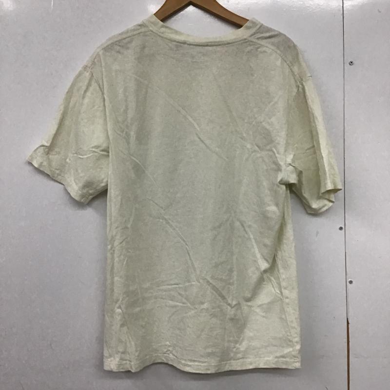 グラミチ GRAMICCI Tシャツ 半袖 半袖カットソー プリントTシャツ クルーネックカットソー M ロゴ、文字 アイボリー / アイボリー / メンズ USED 古着 中古 10161601