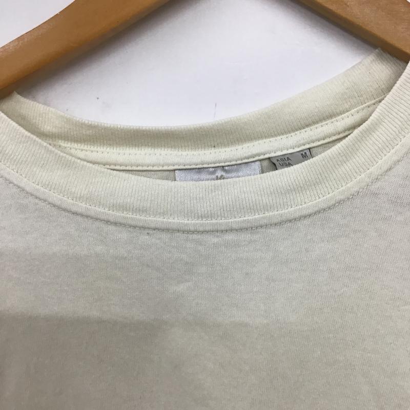 グラミチ GRAMICCI Tシャツ 半袖 半袖カットソー プリントTシャツ クルーネックカットソー M ロゴ、文字 アイボリー / アイボリー / メンズ USED 古着 中古 10161601