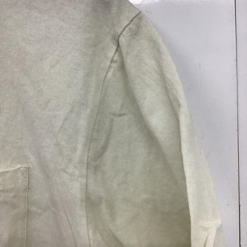 グラミチ GRAMICCI Tシャツ 半袖 半袖カットソー プリントTシャツ クルーネックカットソー M ロゴ、文字 アイボリー / アイボリー / メンズ USED 古着 中古 10161601