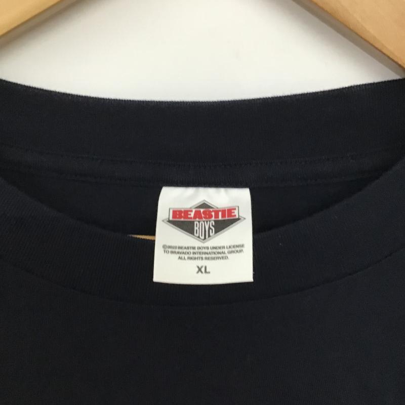 古着 USED Tシャツ 半袖 半袖カットソー プリントTシャツ クルーネックカットソー XL ロゴ、文字 紺 / ネイビー / navy メンズ USED 古着 中古 10161603