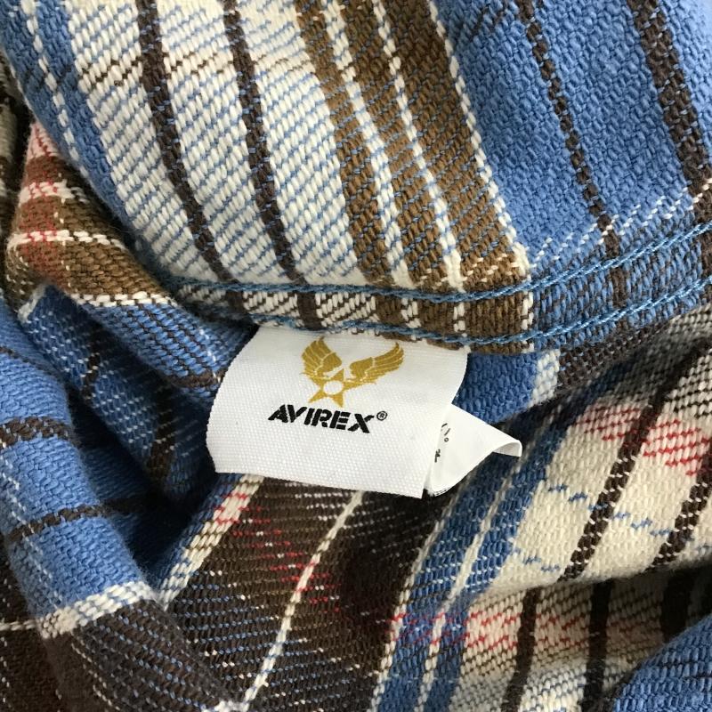 アヴィレックス AVIREX U.S.A. シャツ、ブラウス 長袖 カジュアルシャツ 長袖チェックシャツ XL チェック マルチカラー / マルチカラー / multicolor メンズ USED 古着 中古 10161604