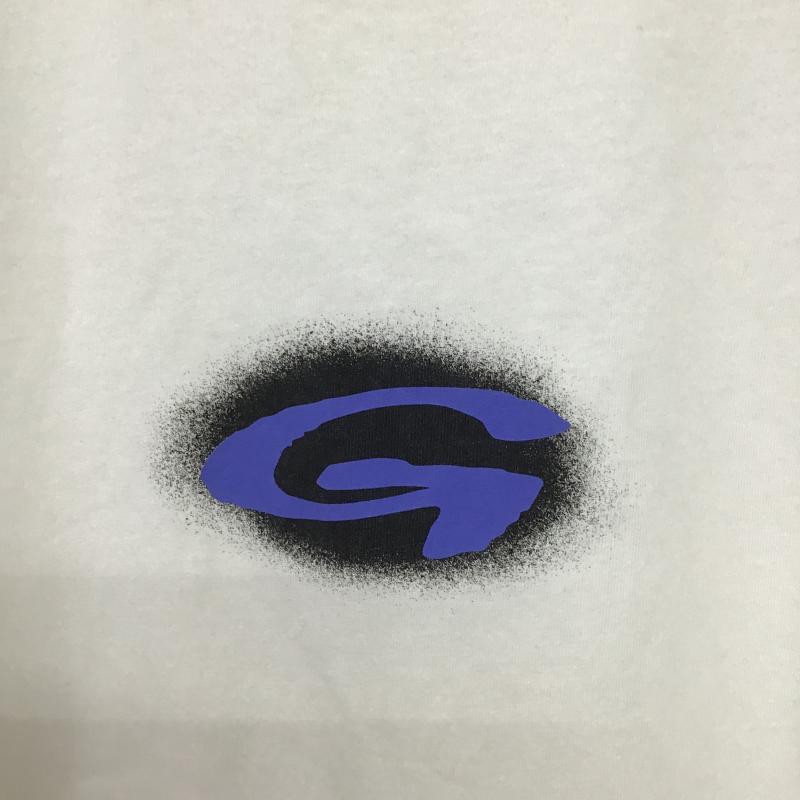グラミチ GRAMICCI Tシャツ 半袖 半袖カットソー プリントTシャツ クルーネックカットソー L ロゴ、文字 白 / ホワイト / white メンズ USED 古着 中古 10161605