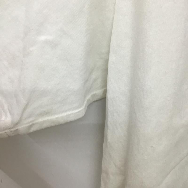 グラミチ GRAMICCI Tシャツ 半袖 半袖カットソー プリントTシャツ クルーネックカットソー L ロゴ、文字 白 / ホワイト / white メンズ USED 古着 中古 10161605