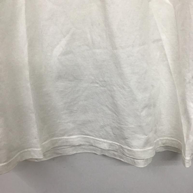 グラミチ GRAMICCI Tシャツ 半袖 半袖カットソー プリントTシャツ クルーネックカットソー L ロゴ、文字 白 / ホワイト / white メンズ USED 古着 中古 10161605