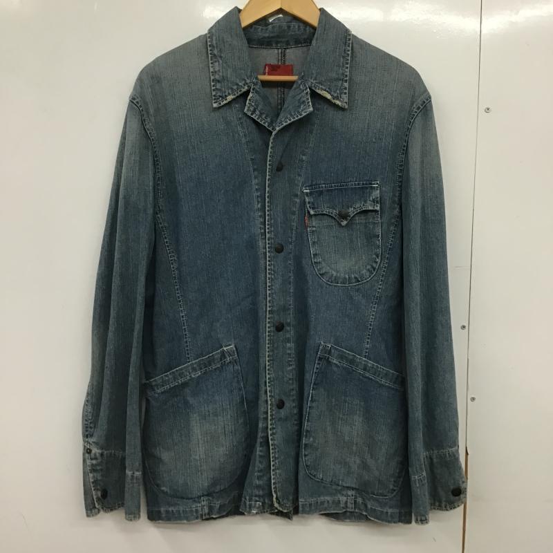 リーバイス Levi s ジャケット、上着 ジャンパー、ブルゾン デニム L 無地 インディゴ / インディゴ / Indigo メンズ USED 古着 中古 10161608
