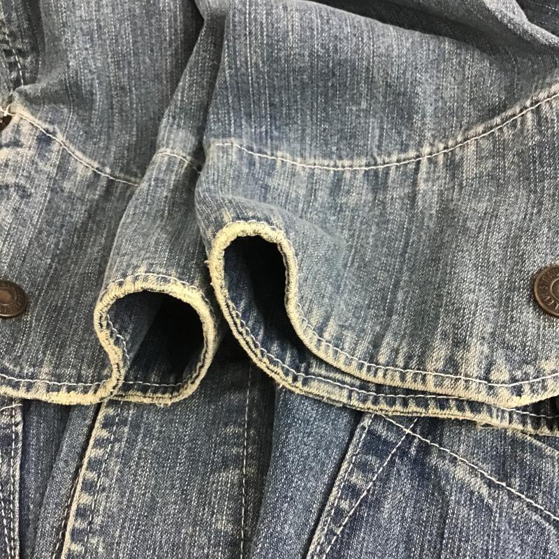 リーバイス Levi s ジャケット、上着 ジャンパー、ブルゾン デニム L 無地 インディゴ / インディゴ / Indigo メンズ USED 古着 中古 10161608