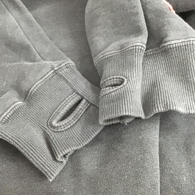 エレメント ELEMENT トレーナー 長袖 長袖トレーナー スウェット クルーネック プルオーバー L ロゴ、文字 紺 / ネイビー / navy メンズ USED 古着 中古 10161609