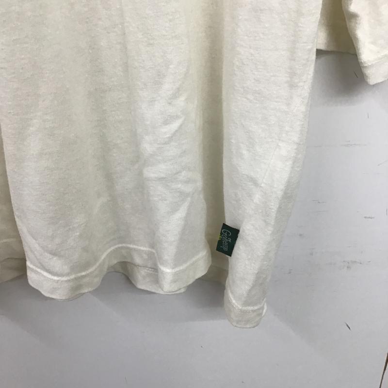 ゴーヘンプ GOHEMP カットソー 半袖 半袖カットソー 無地Tシャツ クルーネックカットソー M 無地 アイボリー / アイボリー / メンズ USED 古着 中古 10161611