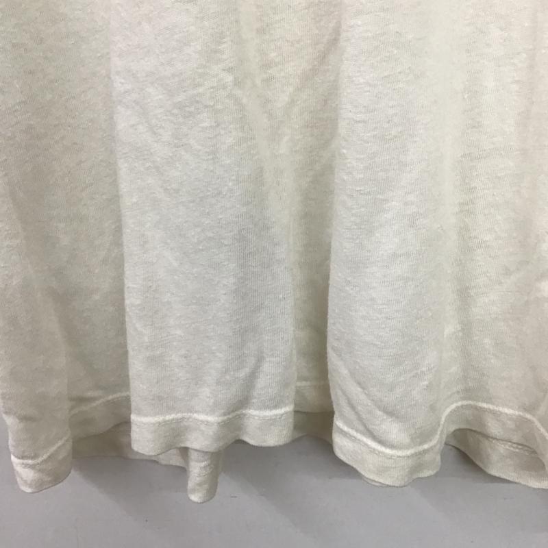 ゴーヘンプ GOHEMP カットソー 半袖 半袖カットソー 無地Tシャツ クルーネックカットソー M 無地 アイボリー / アイボリー / メンズ USED 古着 中古 10161611