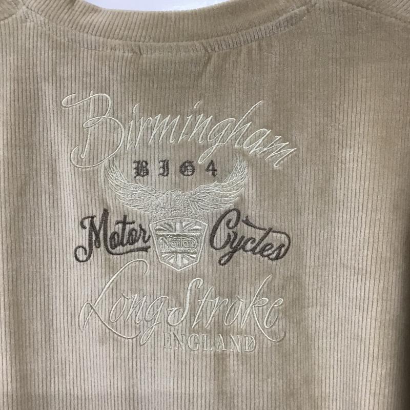 ノートン Norton カットソー 長袖 長袖カットソー コーデュロイカットソー XXL ロゴ、文字 ベージュ / ベージュ / beige メンズ USED 古着 中古 10161613
