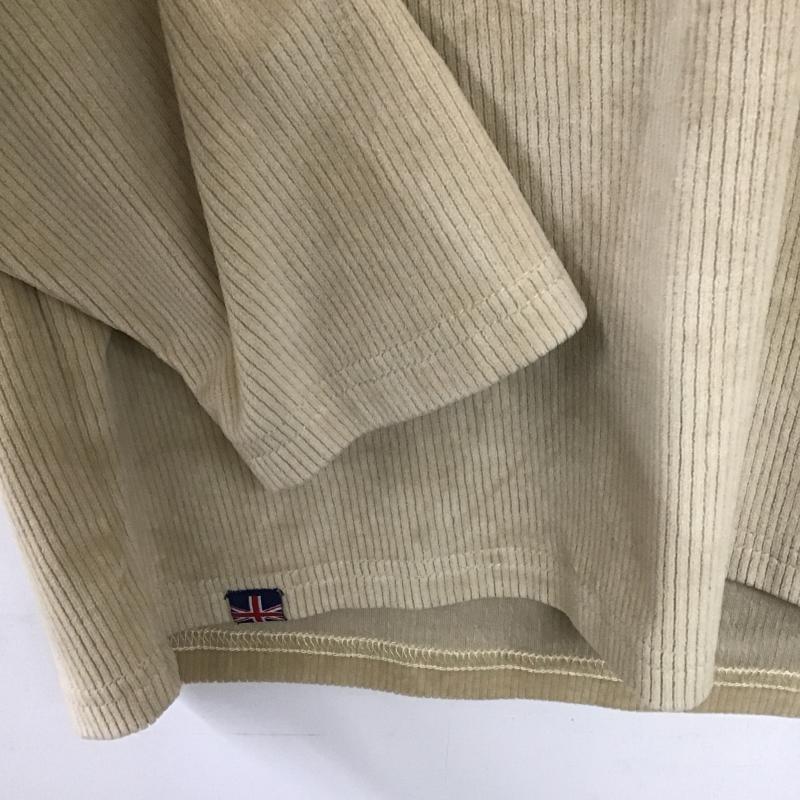 ノートン Norton カットソー 長袖 長袖カットソー コーデュロイカットソー XXL ロゴ、文字 ベージュ / ベージュ / beige メンズ USED 古着 中古 10161613