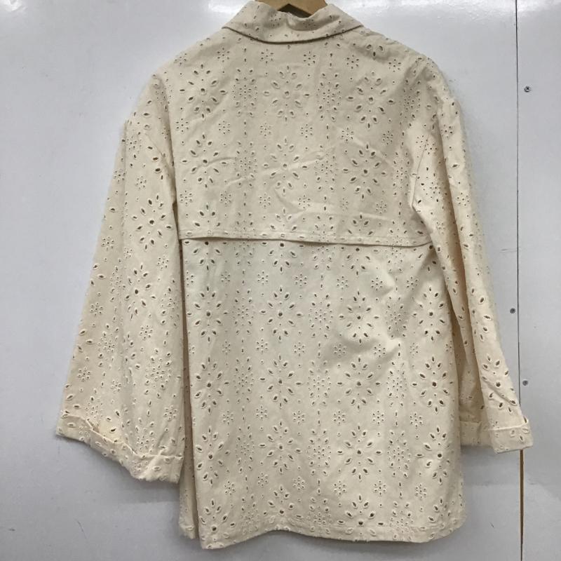 アイアム I_am ジャケット、上着 ジャケット、ブレザー FREE 無地 アイボリー / アイボリー / レディース USED 古着 中古 10161614
