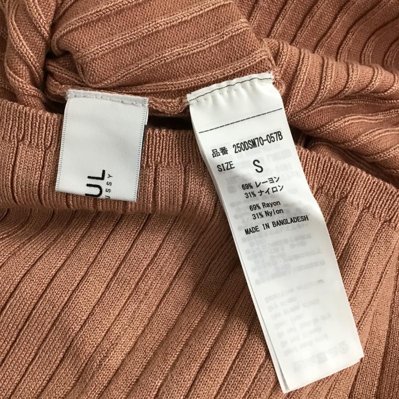 アズールバイマウジー AZUL BY MOUSSY カットソー 長袖 S 無地 桃 / ピンク / pink レディース USED 古着 中古 10161615