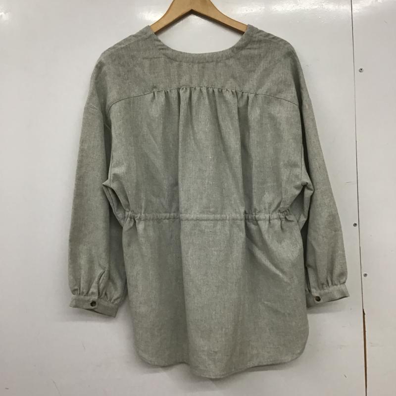 フレームス レイカズン frames RAY CASSIN シャツ、ブラウス 長袖 FREE 無地 灰 / グレー / gray レディース USED 古着 中古 10161617