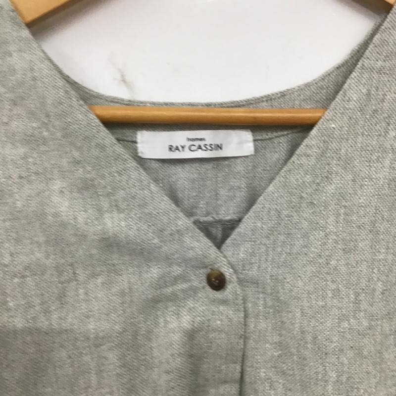 フレームス レイカズン frames RAY CASSIN シャツ、ブラウス 長袖 FREE 無地 灰 / グレー / gray レディース USED 古着 中古 10161617