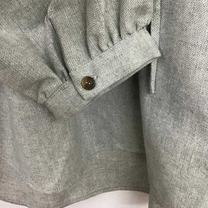 フレームス レイカズン frames RAY CASSIN シャツ、ブラウス 長袖 FREE 無地 灰 / グレー / gray レディース USED 古着 中古 10161617