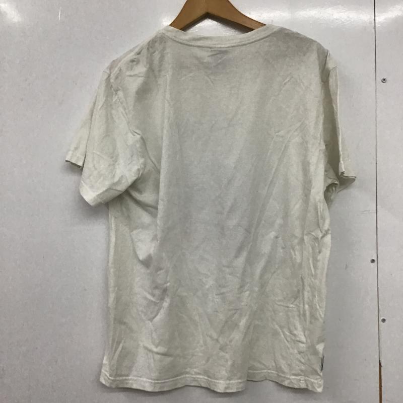 チャムス CHUMS Tシャツ 半袖 半袖カットソー プリントTシャツ クルーネックカットソー XL プリント 白 / ホワイト / white メンズ USED 古着 中古 10161620