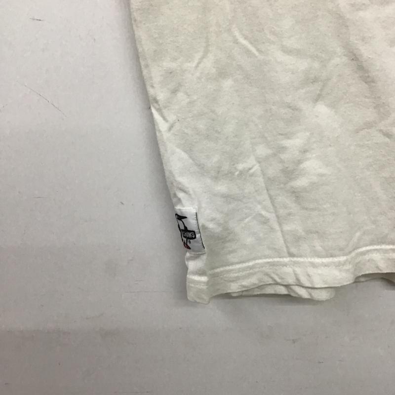 チャムス CHUMS Tシャツ 半袖 半袖カットソー プリントTシャツ クルーネックカットソー XL プリント 白 / ホワイト / white メンズ USED 古着 中古 10161620