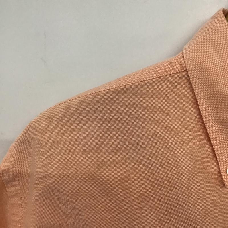 ラルフローレン RALPHLAUREN シャツ、ブラウス 長袖 長袖シャツ 刺繍シャツ カラーシャツ ボタンダウンシャツ 刺繍 橙 / オレンジ / orange メンズ USED 古着 中古 10161622