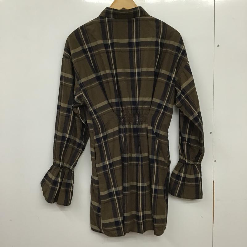 マウジー MOUSSY ワンピース ミニスカート 010ESB30-2570 キャンディスリーブ インディゴ ミニ ドレス 2 チェック マルチカラー / マルチカラー / multicolor レディース USED 古着 中古 10161623