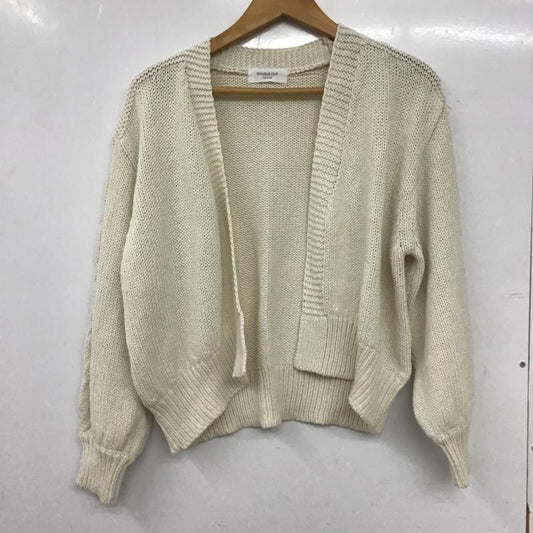 オペークドットクリップ OPAQUE.CLIP カーディガン 長袖 FREE 無地 白 / ホワイト / white レディース USED 古着 中古 10161624