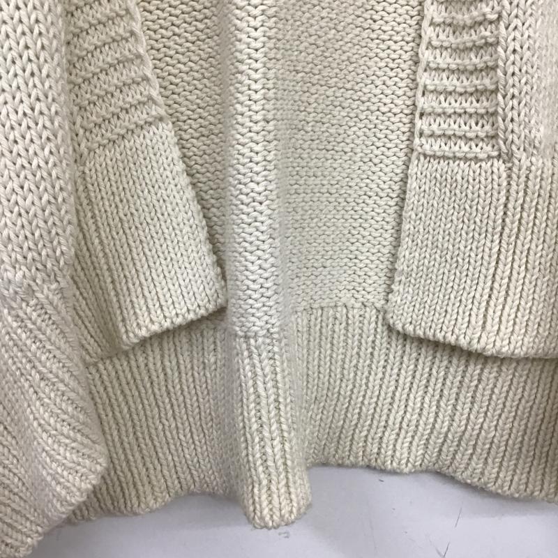 オペークドットクリップ OPAQUE.CLIP カーディガン 長袖 FREE 無地 白 / ホワイト / white レディース USED 古着 中古 10161624