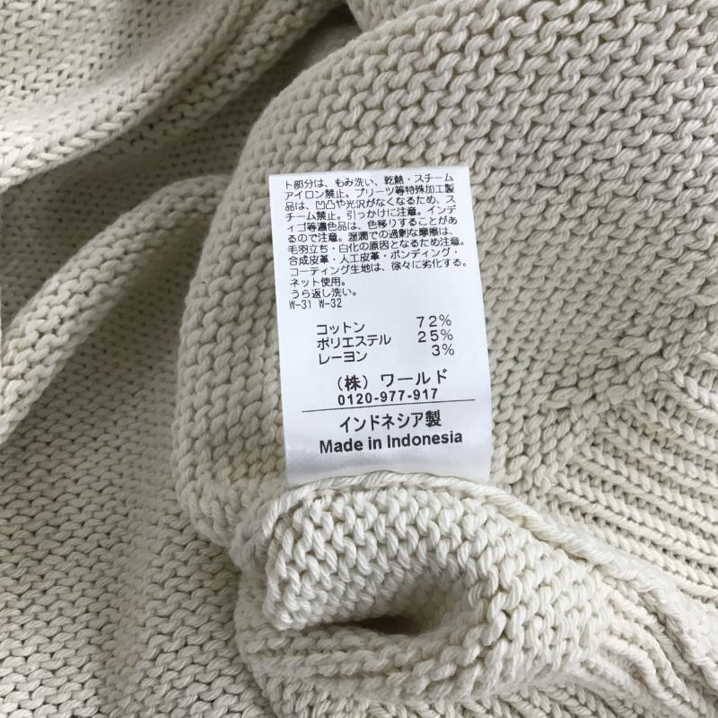 オペークドットクリップ OPAQUE.CLIP カーディガン 長袖 FREE 無地 白 / ホワイト / white レディース USED 古着 中古 10161624