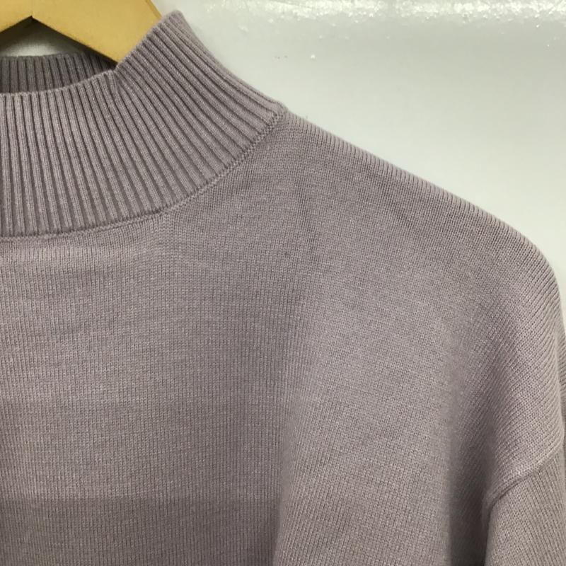 スライ SLY ニット、セーター 長袖 030DAH70-6080 VOLUME SLEEVE HG TOPS FREE 無地 紫 / パープル / purple レディース USED 古着 中古 10161627