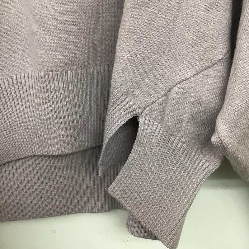 スライ SLY ニット、セーター 長袖 030DAH70-6080 VOLUME SLEEVE HG TOPS FREE 無地 紫 / パープル / purple レディース USED 古着 中古 10161627
